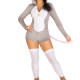 Комбінезон-костюм миші Leg Avenue Comfy Mouse L, з капюшоном Комбінезон-костюм миші Leg Avenue Comfy Mouse L, з капюшоном