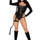 Еротичний костюм кішечки Leg Avenue Fierce Feline S, боді, пояс з підв’язкою, маска кішки Еротичний костюм кішечки Leg Avenue Fierce Feline S, боді, пояс з підв’язкою, маска кішки