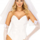 Фата нареченої Leg Avenue Tiered bridal veil O/S Фата нареченої Leg Avenue Tiered bridal veil O/S