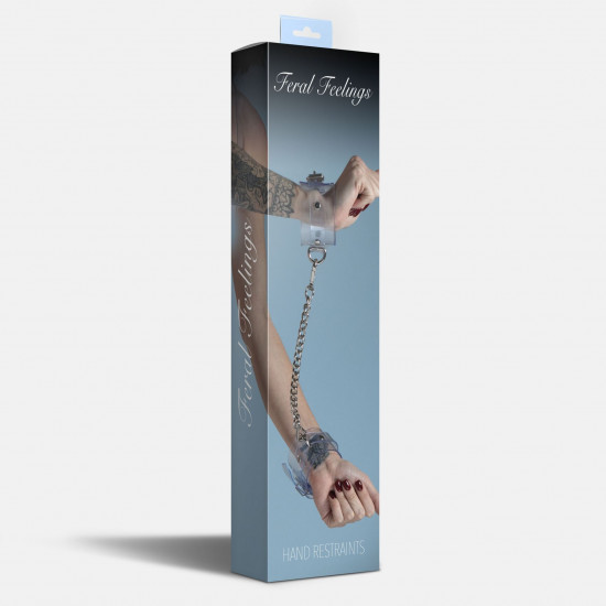 Наручники Feral Feelings - Hand Restraints Trasparent Наручники Feral Feelings - Hand Restraints Trasparent