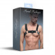 Чоловіча портупея на груди Feral Feelings - Bulldog Harness Black Чоловіча портупея на груди Feral Feelings - Bulldog Harness Black