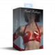 Ліф Серце Feral Feelings - Hearts Bra Red Trasparent Ліф Серце Feral Feelings - Hearts Bra Red Trasparent