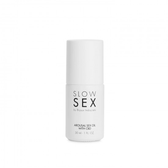 Олія для збудження Bijoux Indiscrets SLOW SEX Arousal Sex Oil CBD (30 мл) Олія для збудження Bijoux Indiscrets SLOW SEX Arousal Sex Oil CBD (30 мл)