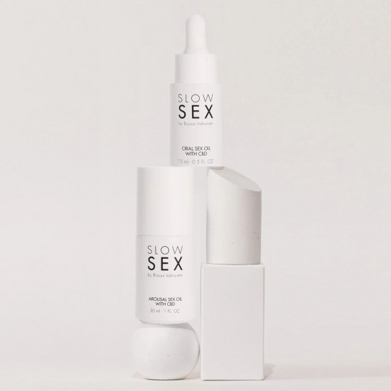 Олія для збудження Bijoux Indiscrets SLOW SEX Arousal Sex Oil CBD (30 мл) Олія для збудження Bijoux Indiscrets SLOW SEX Arousal Sex Oil CBD (30 мл)