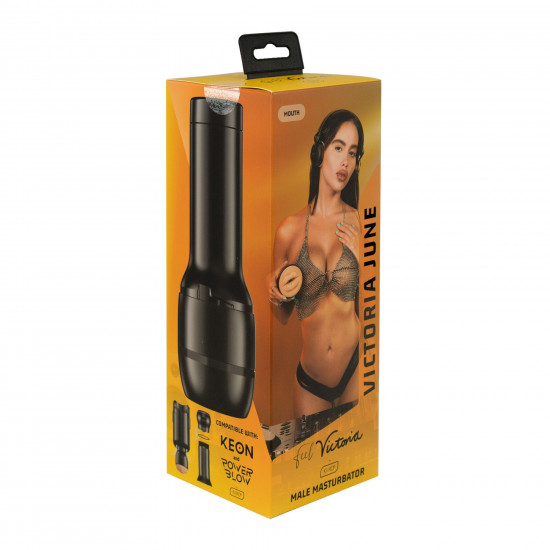 Мастурбатор Kiiroo Feel Victoria June Mouth Stroker PBC сумісний з PowerBlow та Keon Мастурбатор Kiiroo Feel Victoria June Mouth Stroker PBC сумісний з PowerBlow та Keon