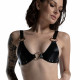 Ліф з натуральної шкіри Feral Feelings - Bikini Top Black Ліф з натуральної шкіри Feral Feelings - Bikini Top Black