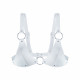 Ліф з натуральної шкіри Feral Feelings - Bikini Top White Ліф з натуральної шкіри Feral Feelings - Bikini Top White