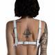 Ліф з натуральної шкіри Feral Feelings - Bikini Top White Ліф з натуральної шкіри Feral Feelings - Bikini Top White