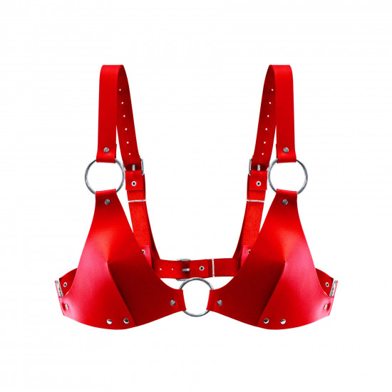 Ліф з натуральної шкіри Feral Feelings - Bikini Top Red Ліф з натуральної шкіри Feral Feelings - Bikini Top Red
