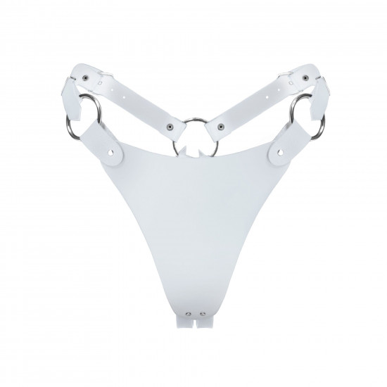 Трусики з натуральної шкіри Feral Feelings - String Bikini White Трусики з натуральної шкіри Feral Feelings - String Bikini White