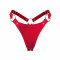 Трусики з натуральної шкіри Feral Feelings - String Bikini Red