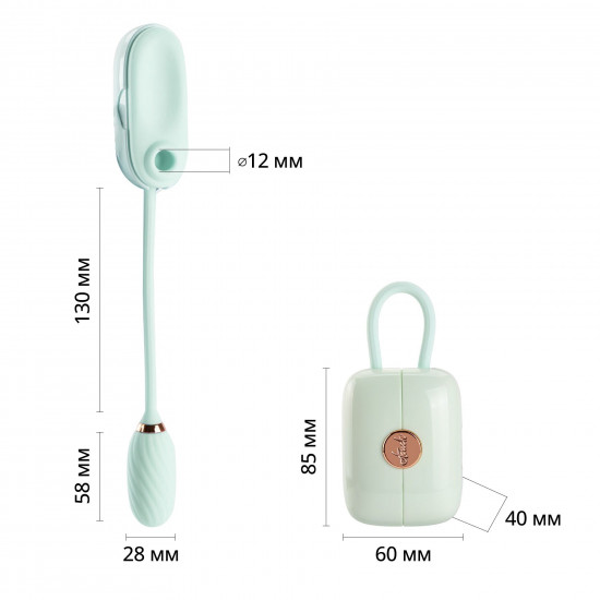 Вакуумний кліторальний стимулятор Otouch Louis Vibrate Teal з віброяйцем, у кейсі Вакуумний кліторальний стимулятор Otouch Louis Vibrate Teal з віброяйцем, у кейсі