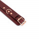 Шкіряні наручники Liebe Seele Wine Red Wrist Cuffs, знімний ланцюжок-кріплення Шкіряні наручники Liebe Seele Wine Red Wrist Cuffs, знімний ланцюжок-кріплення