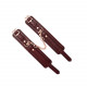 Шкіряні поножі Liebe Seele Wine Red Ankle Cuffs, знімний ланцюжок-кріплення Шкіряні поножі Liebe Seele Wine Red Ankle Cuffs, знімний ланцюжок-кріплення