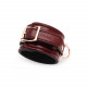 Шкіряні поножі Liebe Seele Wine Red Ankle Cuffs, знімний ланцюжок-кріплення Шкіряні поножі Liebe Seele Wine Red Ankle Cuffs, знімний ланцюжок-кріплення