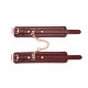 Шкіряні поножі Liebe Seele Wine Red Ankle Cuffs, знімний ланцюжок-кріплення Шкіряні поножі Liebe Seele Wine Red Ankle Cuffs, знімний ланцюжок-кріплення
