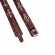 Фіксатори для стегон Liebe Seele Wine Red Thigh Cuffs S Size, натуральна шкіра Фіксатори для стегон Liebe Seele Wine Red Thigh Cuffs S Size, натуральна шкіра