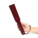 Двосторонній паддл Liebe Seele Wine Red Spanking Paddle, натуральна шкіра Двосторонній паддл Liebe Seele Wine Red Spanking Paddle, натуральна шкіра