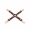 Шкіряна хрестовина Liebe Seele Wine Red Hogtie
