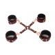 Шкіряна хрестовина Liebe Seele Wine Red Hogtie Шкіряна хрестовина Liebe Seele Wine Red Hogtie