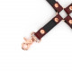 Шкіряна хрестовина Liebe Seele Wine Red Hogtie Шкіряна хрестовина Liebe Seele Wine Red Hogtie