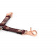 Шкіряна хрестовина Liebe Seele Wine Red Hogtie Шкіряна хрестовина Liebe Seele Wine Red Hogtie