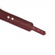 Шкіряний нашийник з повідцем Liebe Seele Wine Red Curved Collar, замок-сердечко Шкіряний нашийник з повідцем Liebe Seele Wine Red Curved Collar, замок-сердечко