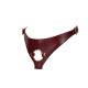 Шкіряні трусики для страпона Liebe Seele Wine Red Strap on Harness, універсальний розмір Шкіряні трусики для страпона Liebe Seele Wine Red Strap on Harness, універсальний розмір