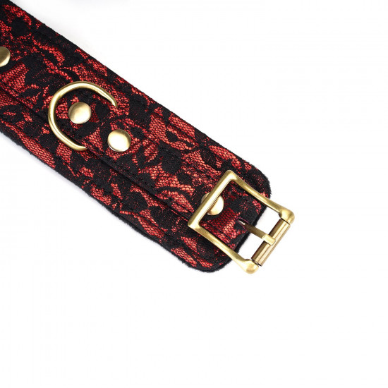 Наручники Liebe Seele Victorian Garden Wrist Cuff, кільця та з’єднувальний ланцюжок Наручники Liebe Seele Victorian Garden Wrist Cuff, кільця та з’єднувальний ланцюжок