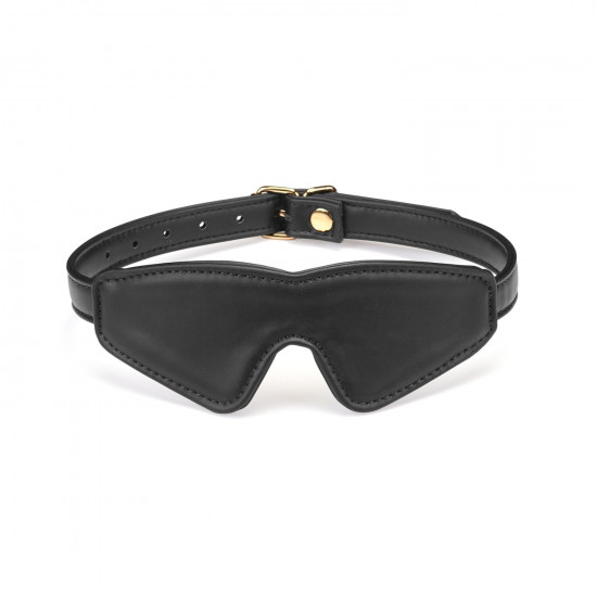 Маска на очі Liebe Seele Black Organosilicon Blindfold, екошкіра Маска на очі Liebe Seele Black Organosilicon Blindfold, екошкіра