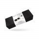 Наручники з ланцюжком Liebe Seele Black Organosilicon Wrist Cuff, екошкіра Наручники з ланцюжком Liebe Seele Black Organosilicon Wrist Cuff, екошкіра