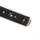 Наручники з ланцюжком Liebe Seele Black Organosilicon Wrist Cuff, екошкіра Наручники з ланцюжком Liebe Seele Black Organosilicon Wrist Cuff, екошкіра