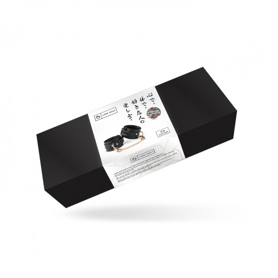 Поножі Liebe Seele Black Organosilicon Anklecuffs, екошкіра Поножі Liebe Seele Black Organosilicon Anklecuffs, екошкіра
