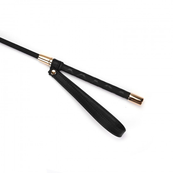 Шльопалка-сердечко Liebe Seele Black Organosilicon Riding Crop, екошкіра Шльопалка-сердечко Liebe Seele Black Organosilicon Riding Crop, екошкіра