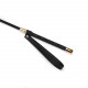 Шльопалка-сердечко Liebe Seele Black Organosilicon Riding Crop, екошкіра Шльопалка-сердечко Liebe Seele Black Organosilicon Riding Crop, екошкіра