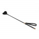 Шльопалка-сердечко Liebe Seele Black Organosilicon Riding Crop, екошкіра Шльопалка-сердечко Liebe Seele Black Organosilicon Riding Crop, екошкіра