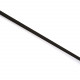 Шльопалка-сердечко Liebe Seele Black Organosilicon Riding Crop, екошкіра Шльопалка-сердечко Liebe Seele Black Organosilicon Riding Crop, екошкіра