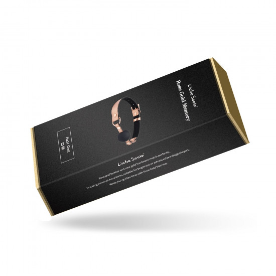 Кляп Liebe Seele Rose Gold Memory Ball Gag Кляп Liebe Seele Rose Gold Memory Ball Gag