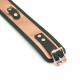 Широкий нашийник з повідцем Liebe Seele Rose Gold Memory Collar with Leash, натуральна шкіра Широкий нашийник з повідцем Liebe Seele Rose Gold Memory Collar with Leash, натуральна шкіра