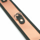 Широкий нашийник з повідцем Liebe Seele Rose Gold Memory Collar with Leash, натуральна шкіра Широкий нашийник з повідцем Liebe Seele Rose Gold Memory Collar with Leash, натуральна шкіра
