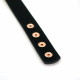 Нашийник із затискачами для сосків Liebe Seele Rose Gold Memory Collar with Nipple Clamps, шкіра Нашийник із затискачами для сосків Liebe Seele Rose Gold Memory Collar with Nipple Clamps, шкіра