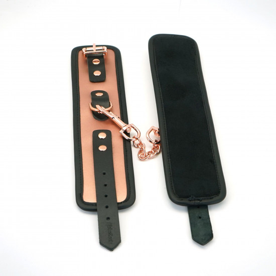 Наручники Liebe Seele Rose Gold Memory Wrist Cuff, натуральна шкіра, золото рожеве Наручники Liebe Seele Rose Gold Memory Wrist Cuff, натуральна шкіра, золото рожеве