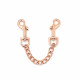 Поножі Liebe Seele Rose Gold Memory Ankle Cuffs, натуральна шкіра, рожеве золото Поножі Liebe Seele Rose Gold Memory Ankle Cuffs, натуральна шкіра, рожеве золото