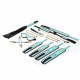 БДСМ-набір Liebe Seele Vivid Sky 8 Pieces Set, 8 аксесуарів, екошкіра на оксамитовій основі БДСМ-набір Liebe Seele Vivid Sky 8 Pieces Set, 8 аксесуарів, екошкіра на оксамитовій основі