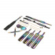 БДСМ-набір Liebe Seele Vivid Rainbow 8 Pieces Set, 8 аксесуарів, екошкіра на оксамитовій основі БДСМ-набір Liebe Seele Vivid Rainbow 8 Pieces Set, 8 аксесуарів, екошкіра на оксамитовій основі