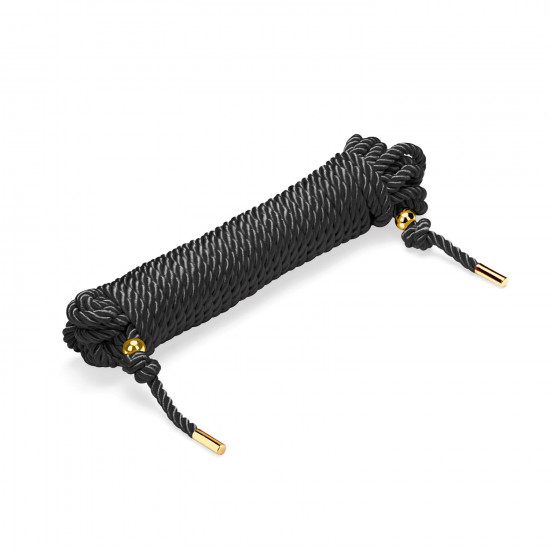 Мотузка для шибарі Liebe Seele Shibari 10M Rope Black, комбінований склад Мотузка для шибарі Liebe Seele Shibari 10M Rope Black, комбінований склад