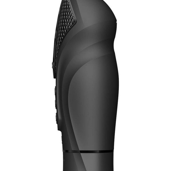 Компактна смарт секс-машина Zalo – Sesh Obsidian Black, 2 насадки, пульт ДК, кристал Swarovski Компактна смарт секс-машина Zalo – Sesh Obsidian Black, 2 насадки, пульт ДК, кристал Swarovski
