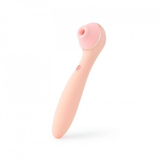 Вакуумний стимулятор з вібратором KISSTOY Polly Max Pink Вакуумний стимулятор з вібратором KISSTOY Polly Max Pink