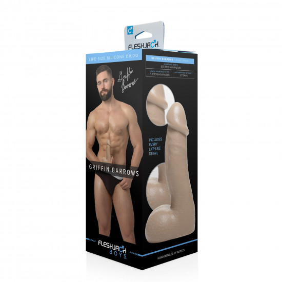 Фалоімітатор Fleshjack Boys: Griffin Barrows Dildo, за зліпком пеніса порноактора Фалоімітатор Fleshjack Boys: Griffin Barrows Dildo, за зліпком пеніса порноактора