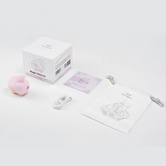 Вакуумний кліторальний смарт-стимулятор Magic Motion Unicorn Pink з вібрацією Вакуумний кліторальний смарт-стимулятор Magic Motion Unicorn Pink з вібрацією